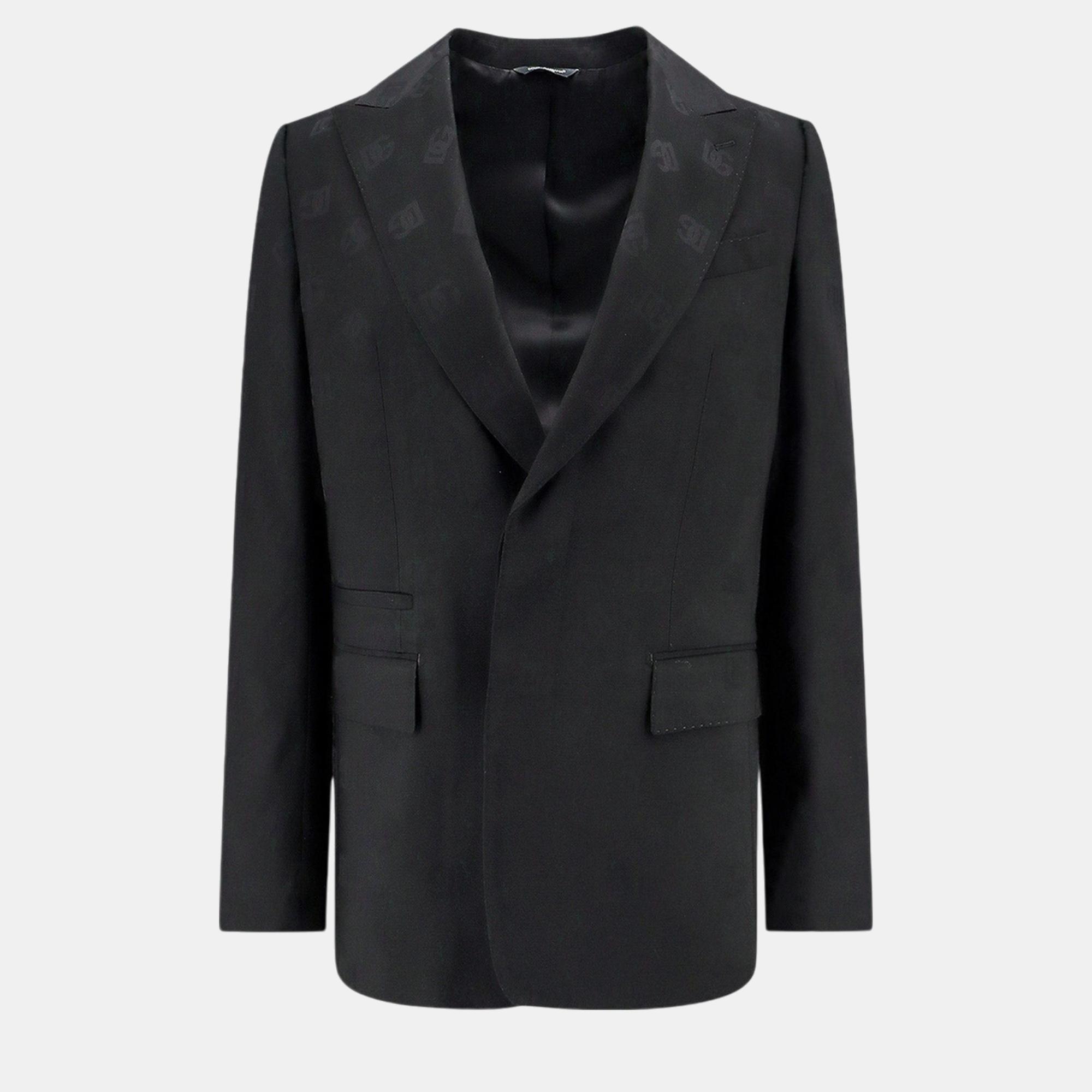 

Dolce & Gabbana Black Wool Blazer