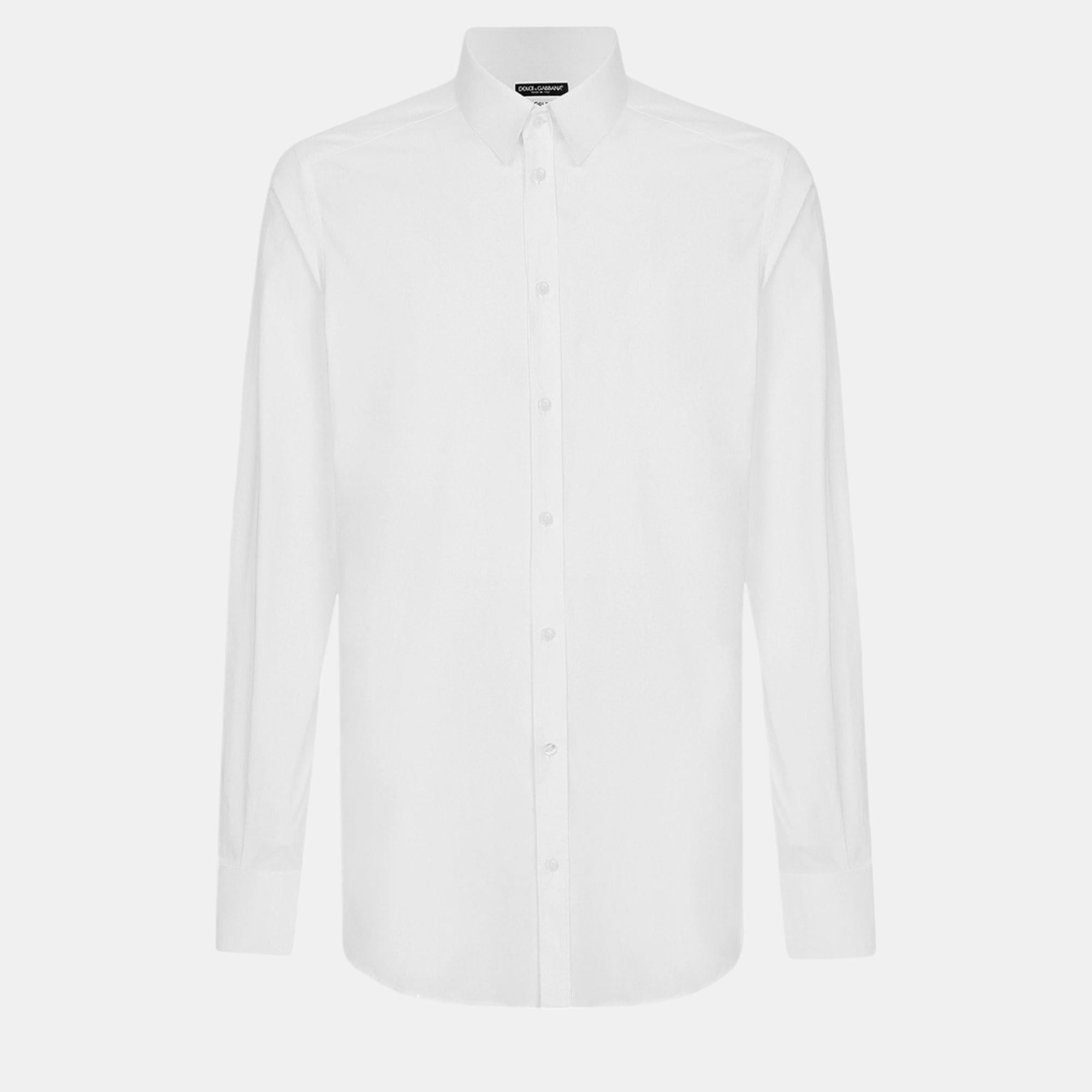 

Dolce & Gabbana White Cotton Shirt IT