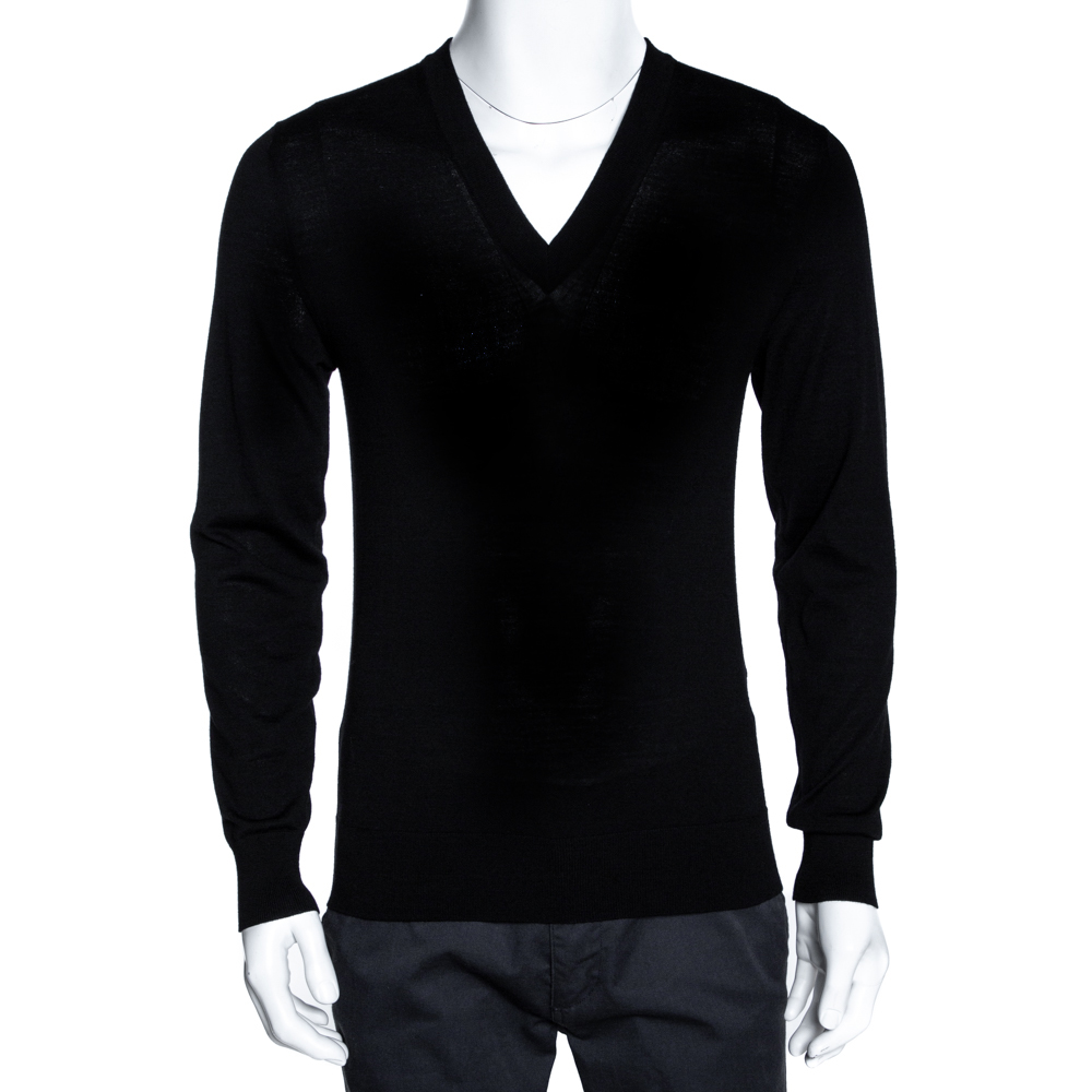 dolce and gabbana black sweater