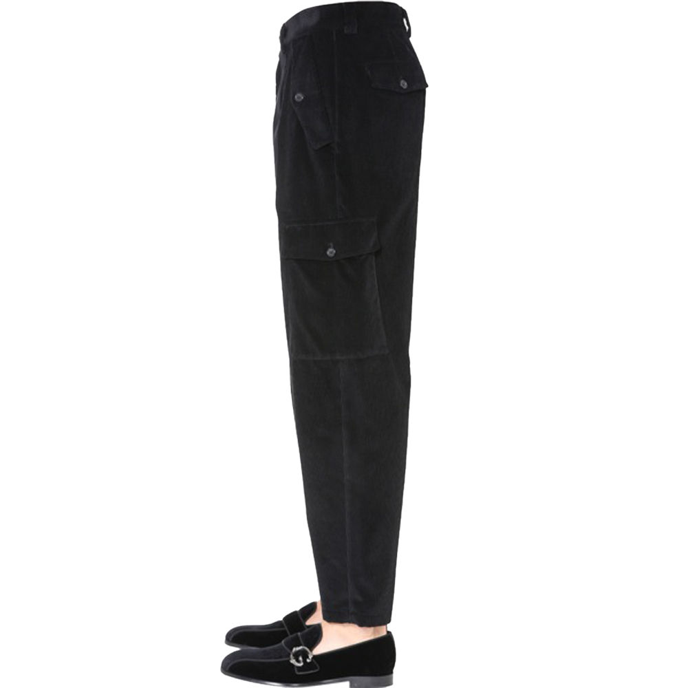 

Dolce & Gabbana Black Cargo Pants Size EU 46