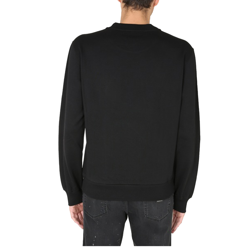 

Dolce & Gabbana Black Logo patch Crew Neck Sweatshirt Size EU 52