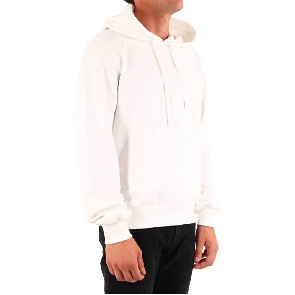 

Dolce & Gabbana White Embroidered logo Hooded Sweatshirt Size