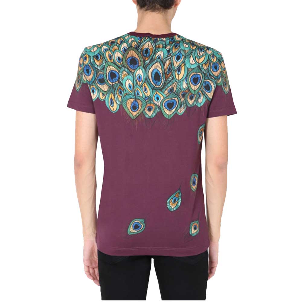 

Dolce & Gabbana Cotton Peacock-print T-shirt Size EU 50, Multicolor