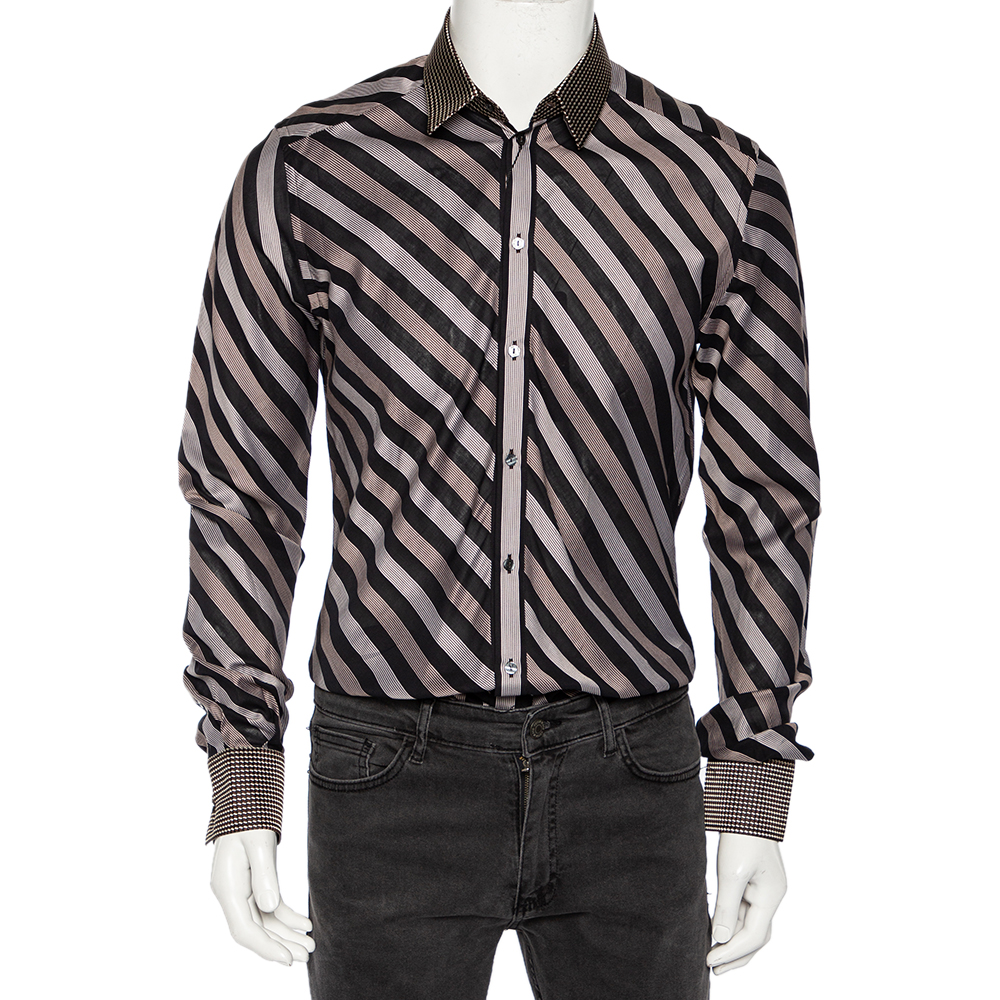 striped collared shirts