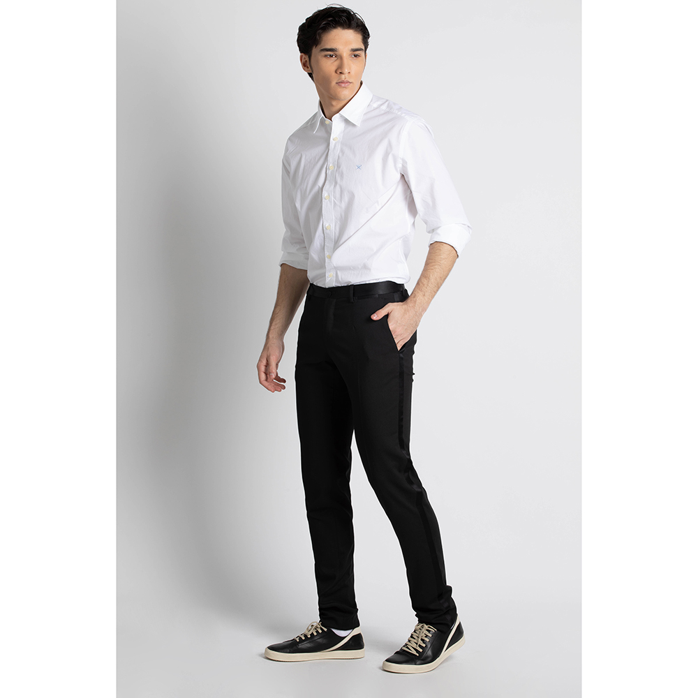

Dolce & Gabbana Black Slim Fit Trousers  (48