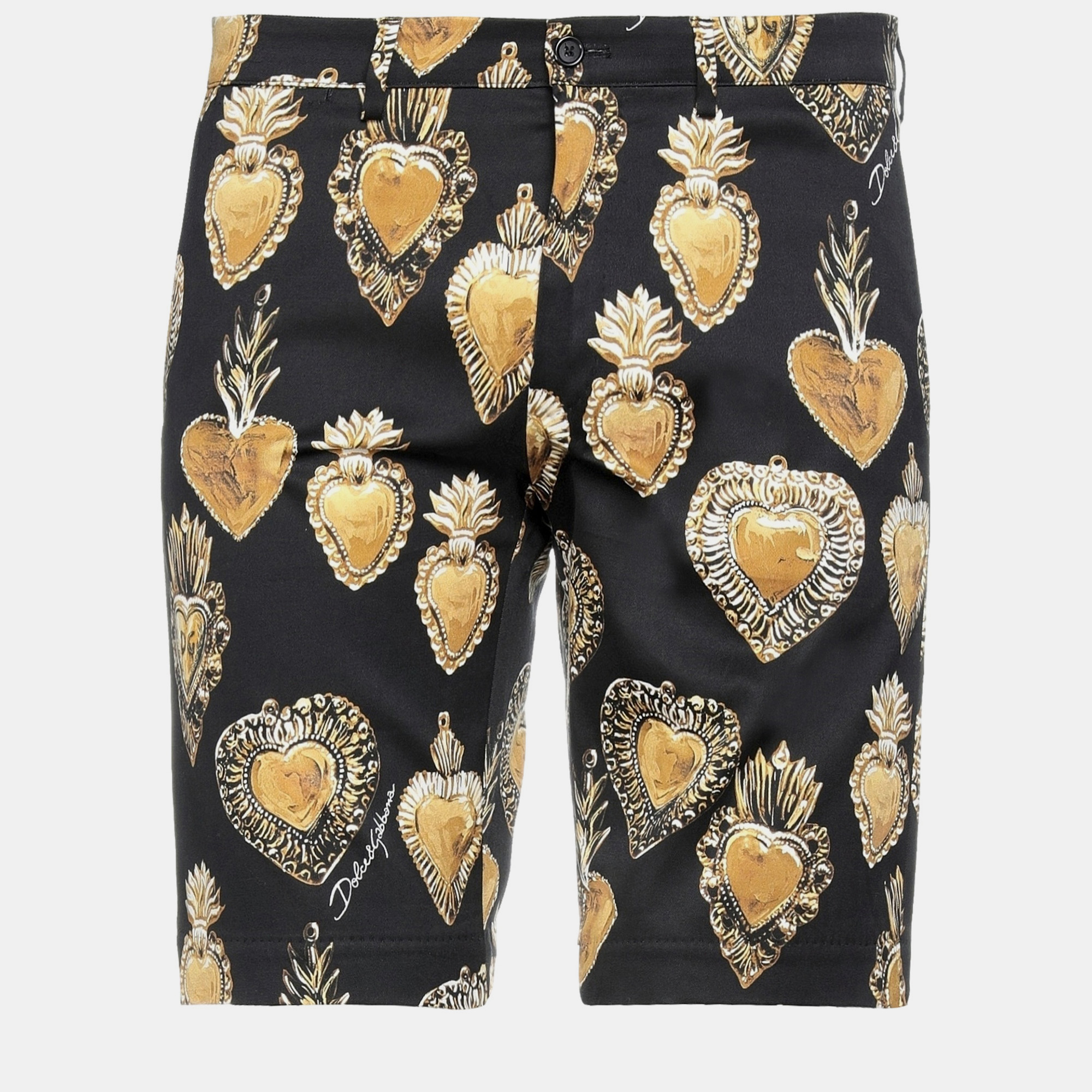 

Dolce & Gabbana Cotton Shorts & Bermuda Shorts 50, Black