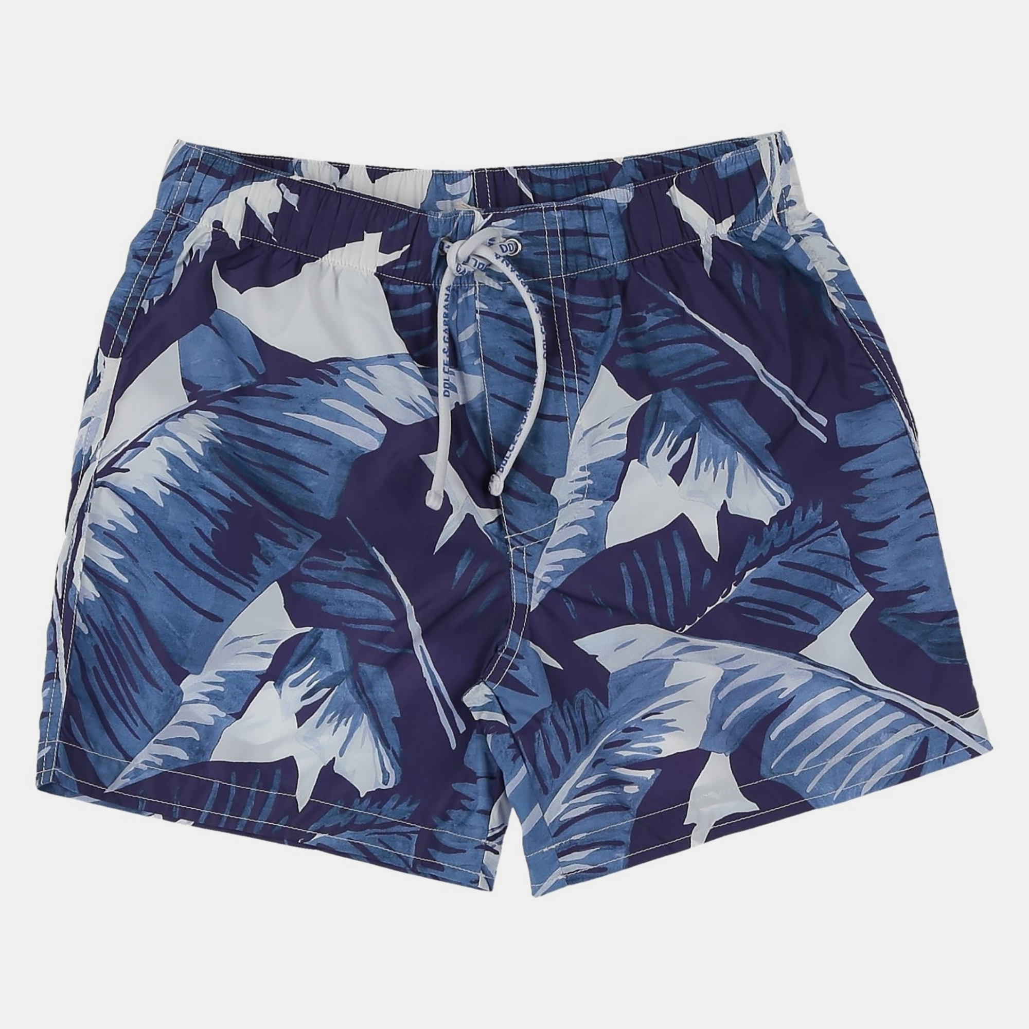 

Dolce & Gabbana Blue Print Nylon Swim Shorts Size 2Y