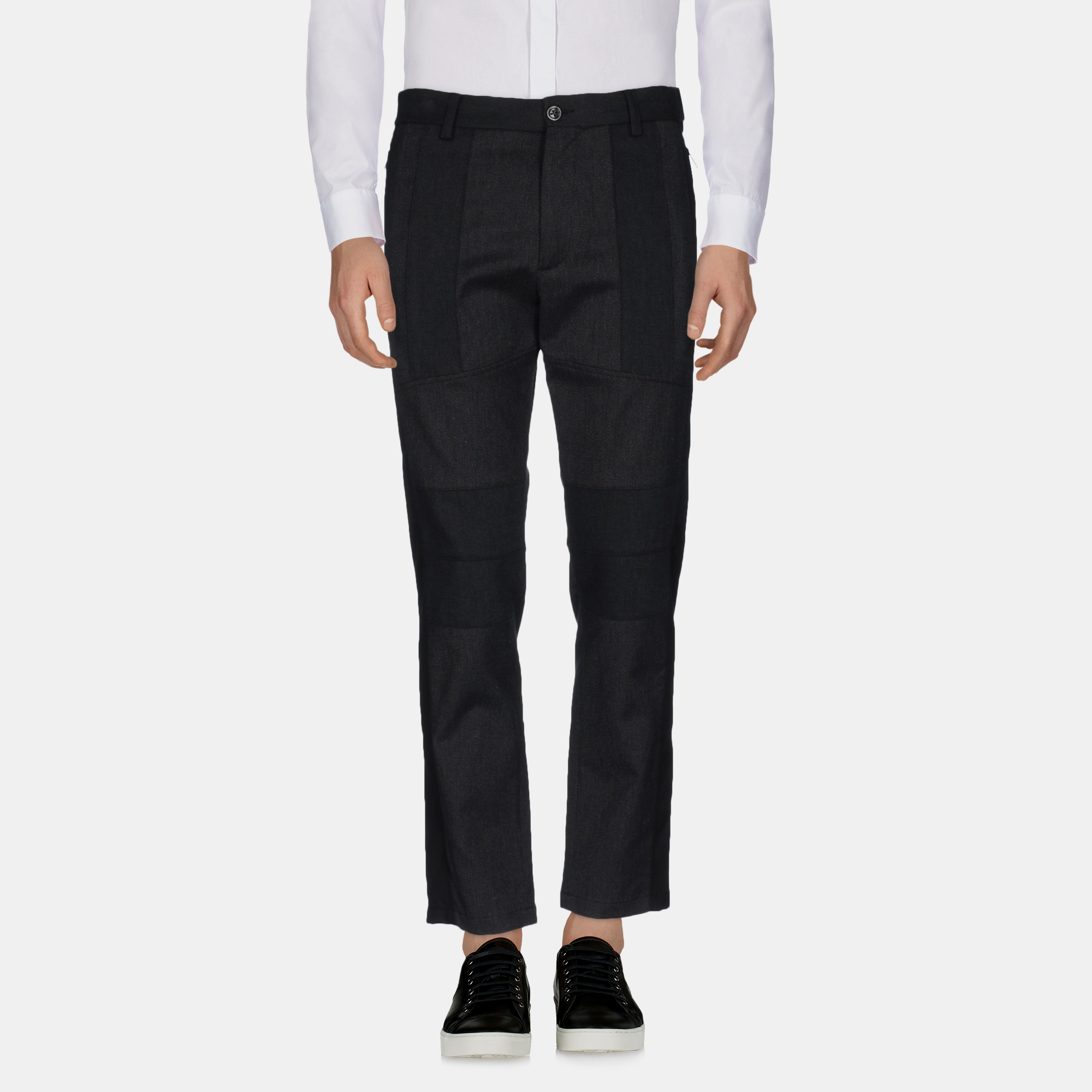 Pre-owned Dolce & Gabbana Cotton Pants 48 In Black