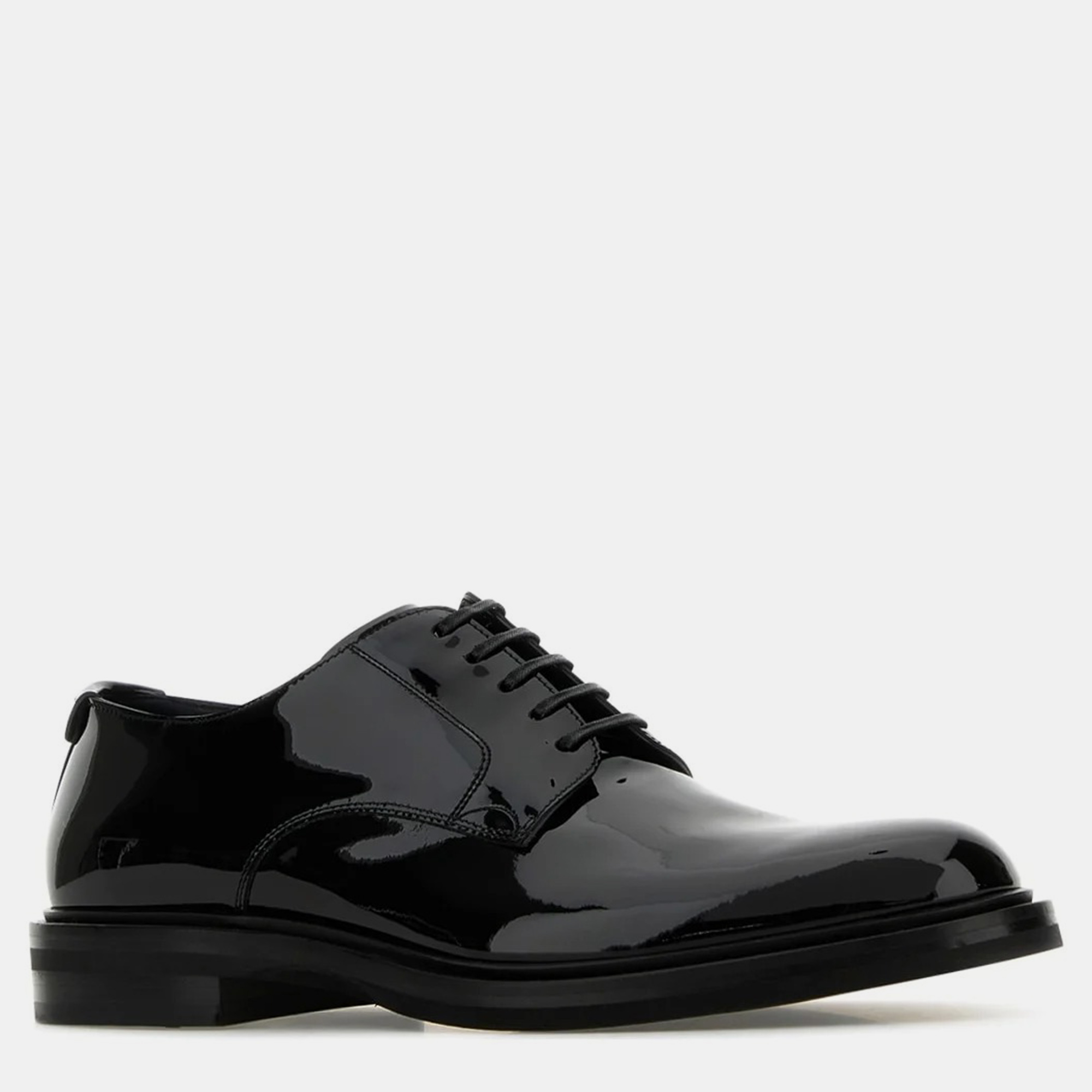 

Dolce & Gabbana Black Leather Derby Shoes