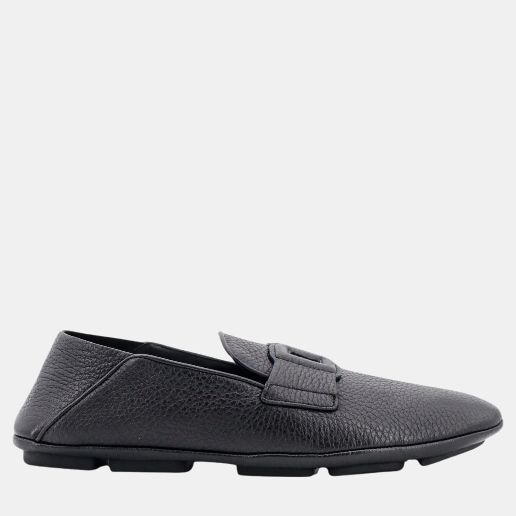 

Dolce & Gabbana Black Driver Loafers