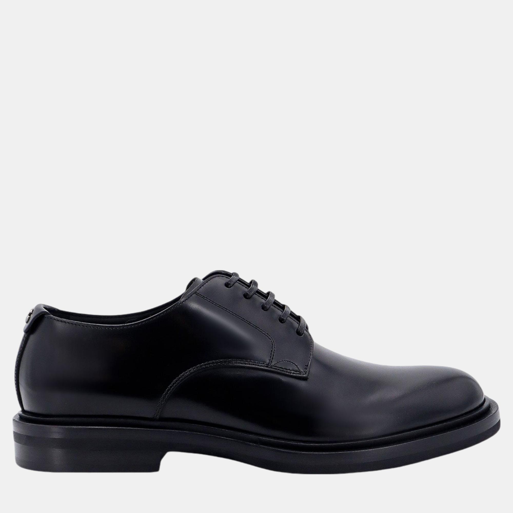 

Dolce & Gabbana Black Lace Up Shoe