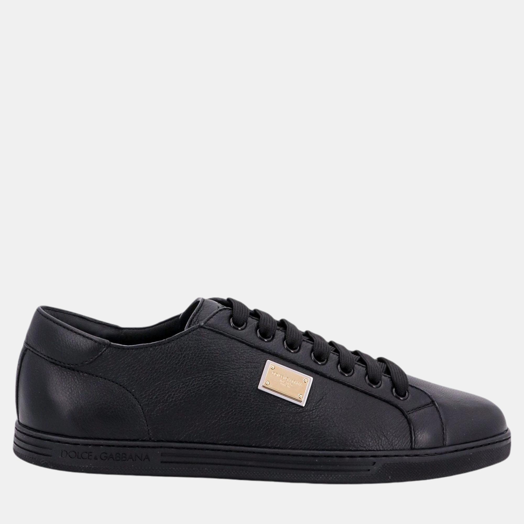 

Dolce & Gabbana Black Saint Tropez Sneakers