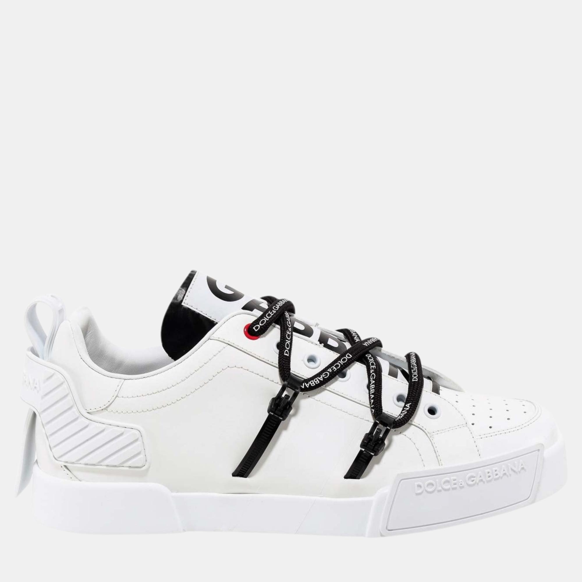 

Dolce & Gabbana White Portofino Sneakers EU