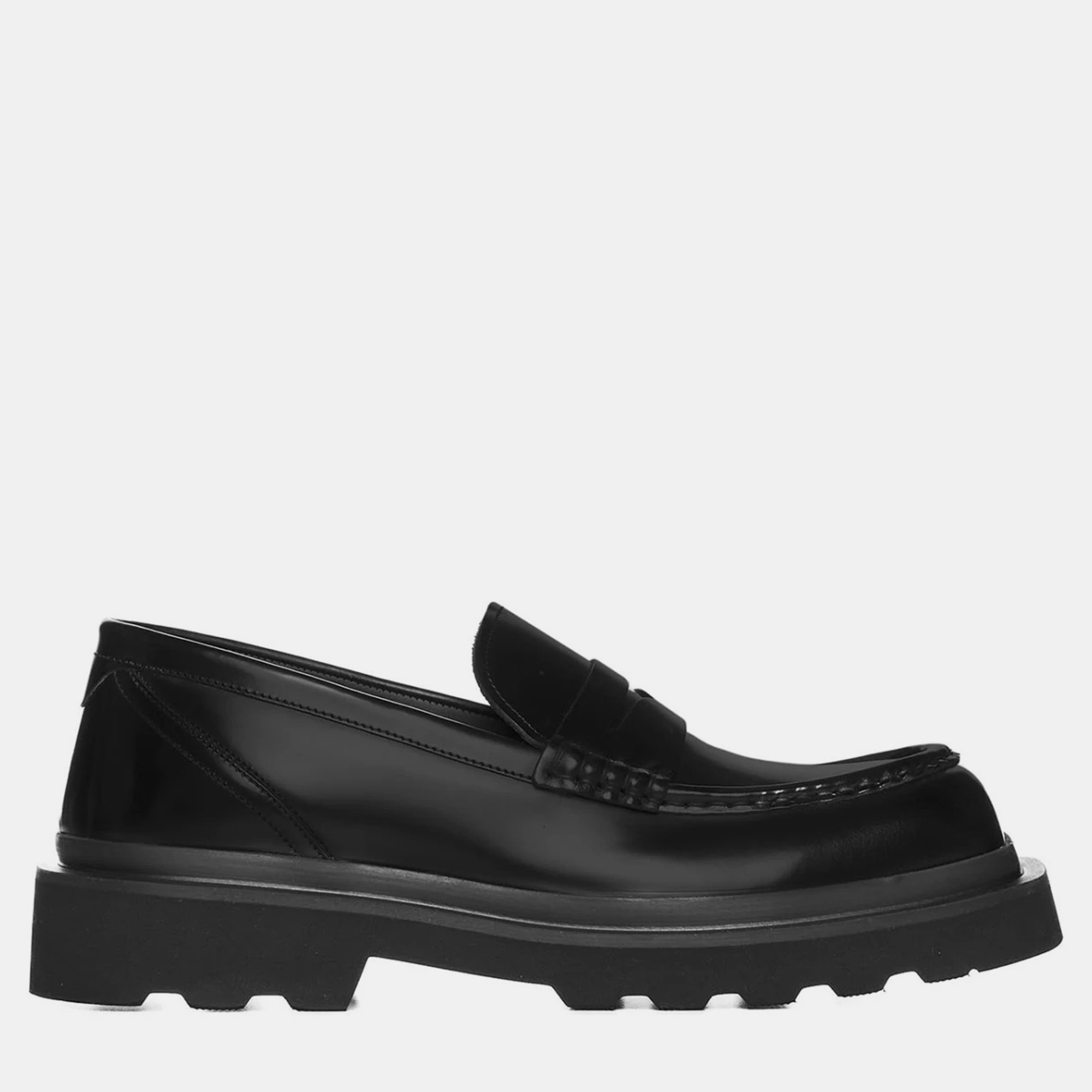 

Dolce & Gabbana Black Leather Loafers Men’s