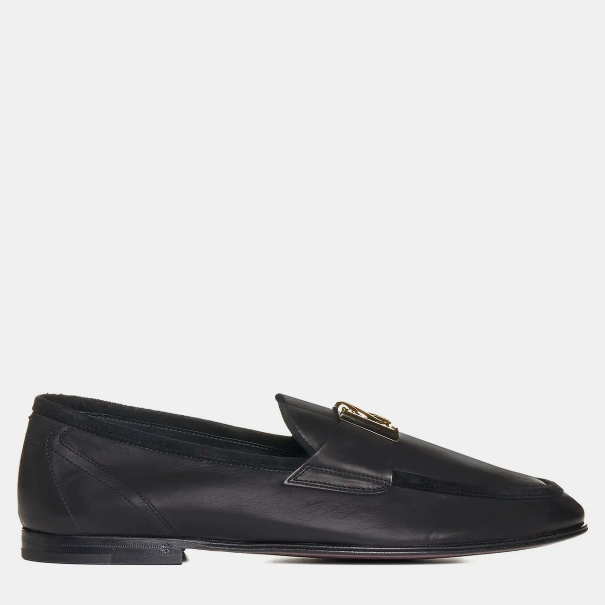 

Dolce & Gabbana Black Loafers with Logo Men’s