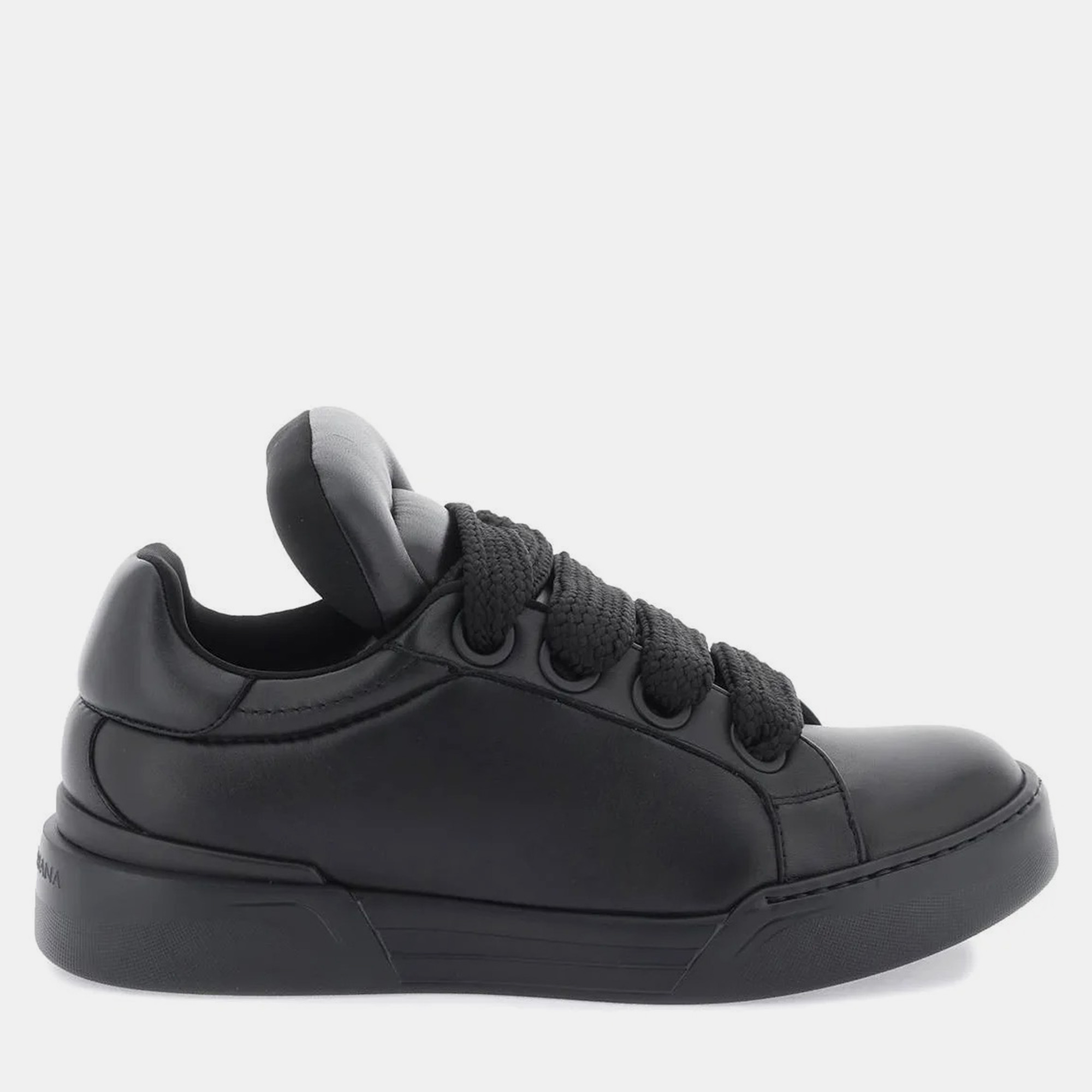 

Dolce & Gabbana Black Stitch Detail Sneakers Men’s IT 40.5