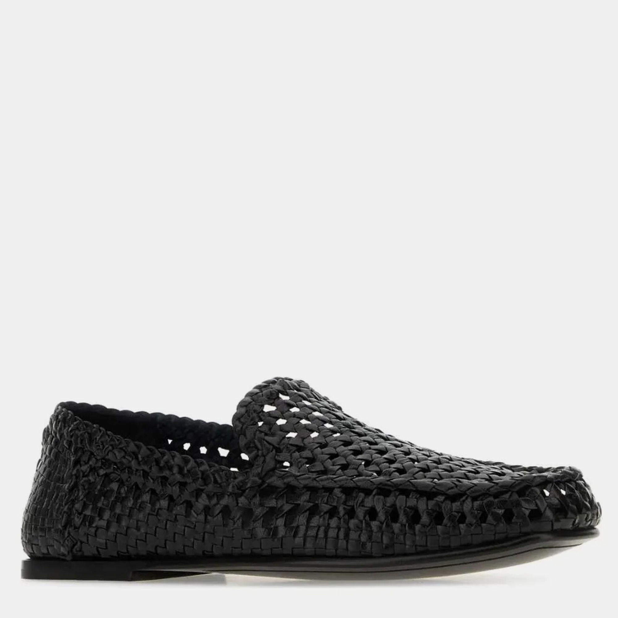 Dolce & Gabbana Black Leather Loafers Men’s IT 41 
