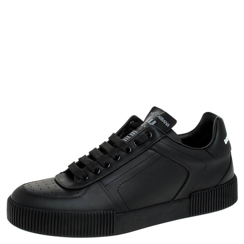 dolce and gabbana leather sneakers