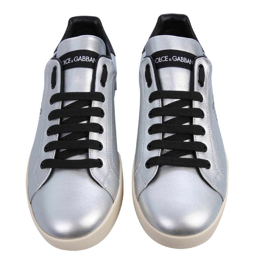 

Dolce & Gabbana Silver Low Sneakers Size EU