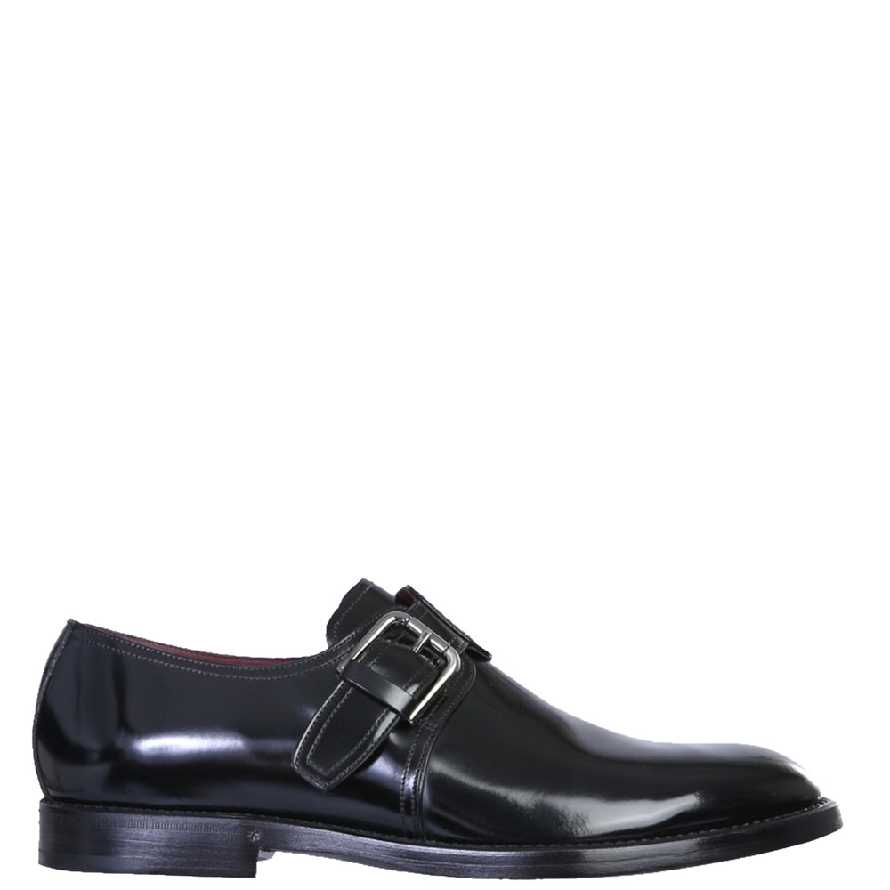 Pre-owned Dolce & Gabbana Black Monkstrap Shoes Size It 41