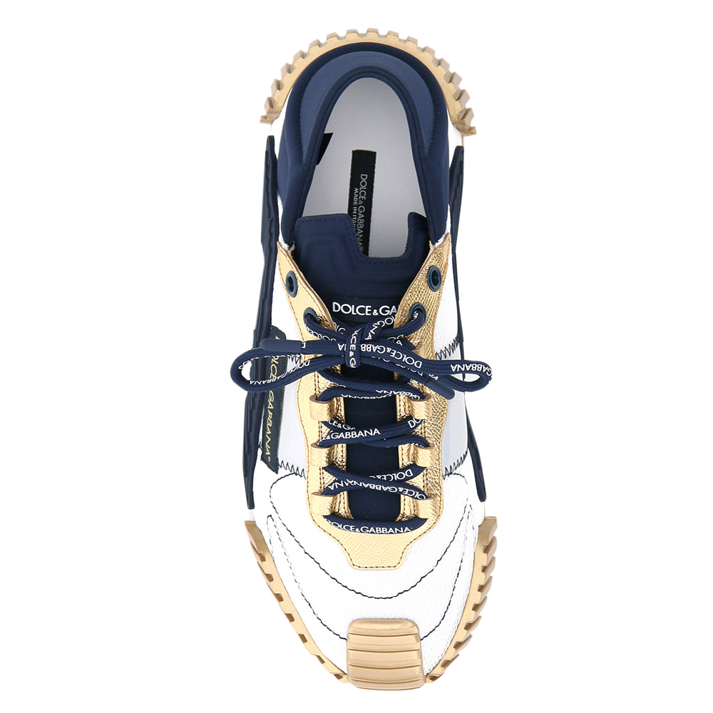 

Dolce & Gabbana White/Blue NS1 slip-on Sneakers Size IT, Multicolor