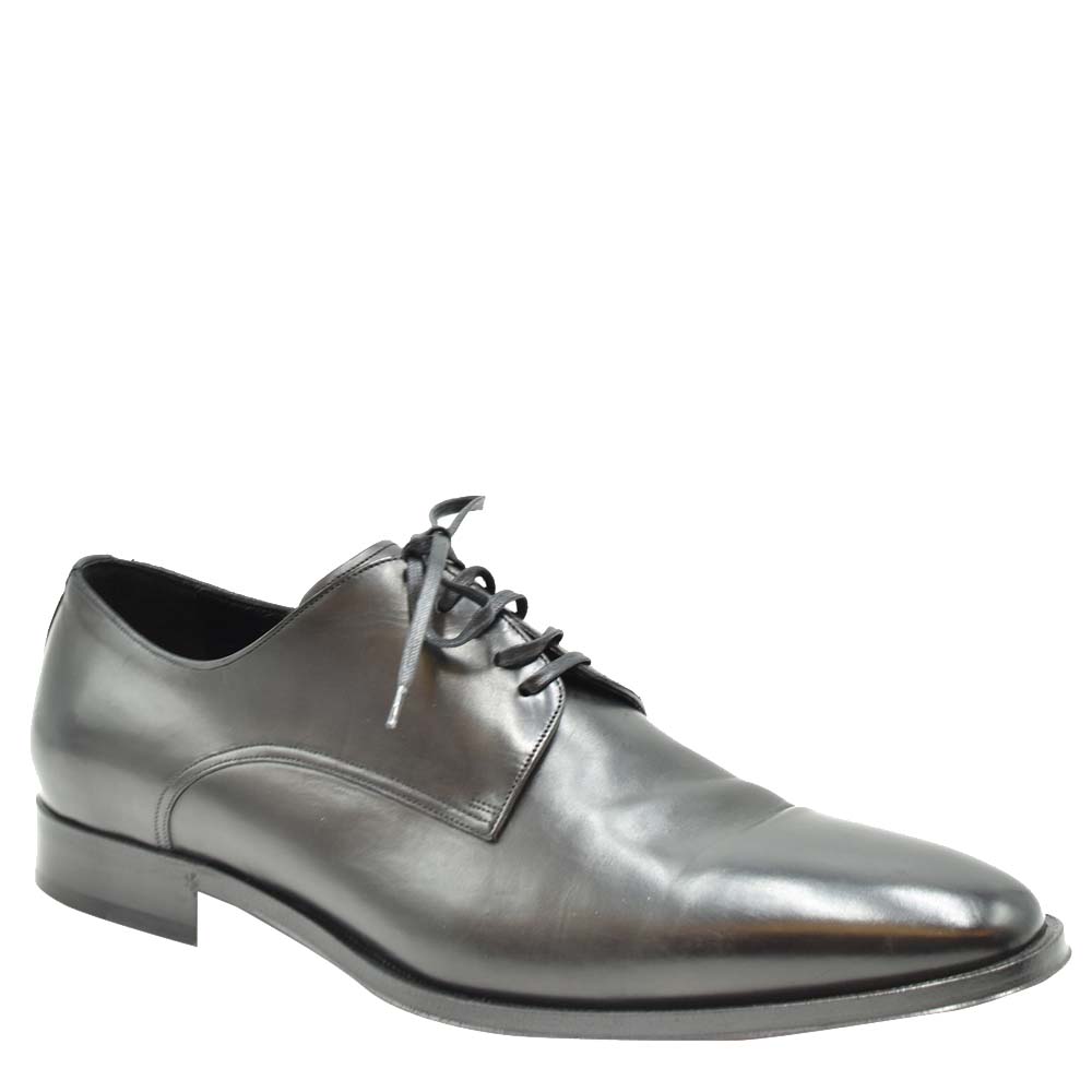 

Dolce & Gabbana Black Leather Lace-up Derby Shoes Size EU