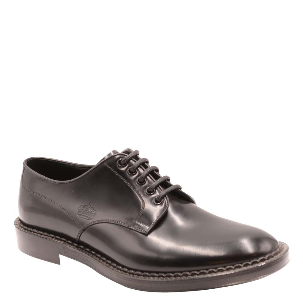 

Dolce & Gabbana Brown Leather Lace up Derby Shoes Size EU