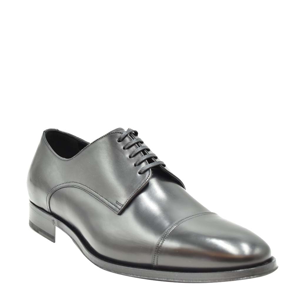 

Dolce & Gabbana Black Leather Derby Shoes Size EU