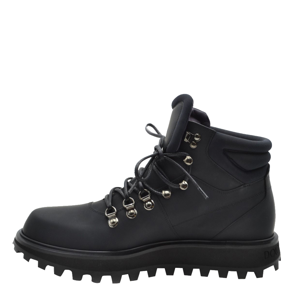 

Dolce & Gabbana Black High Top Sneakers Size EU