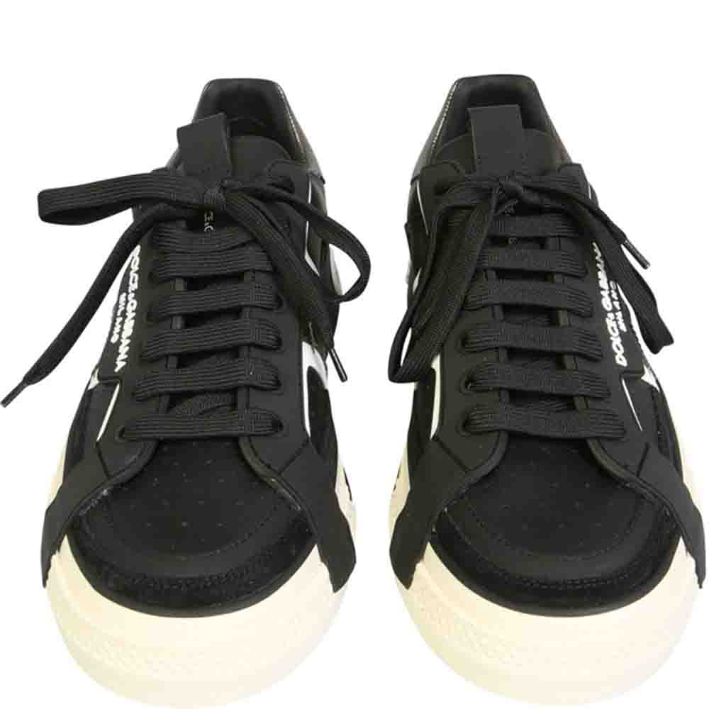 

Dolce & Gabbana Black Calfskin 2Zero custom Sneakers Size IT