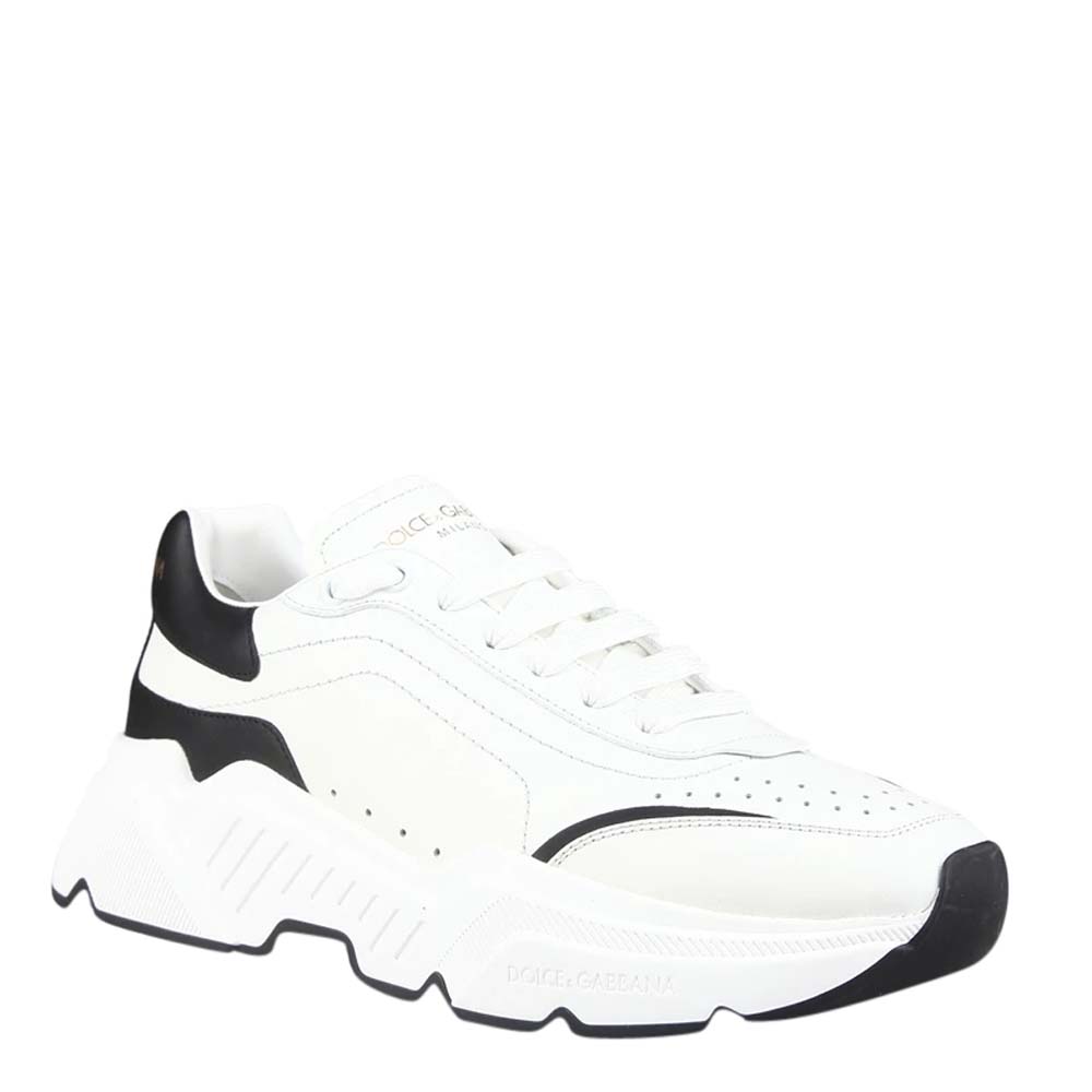 

Dolce & Gabbana White/Black Daymaster Sneakers Size EU