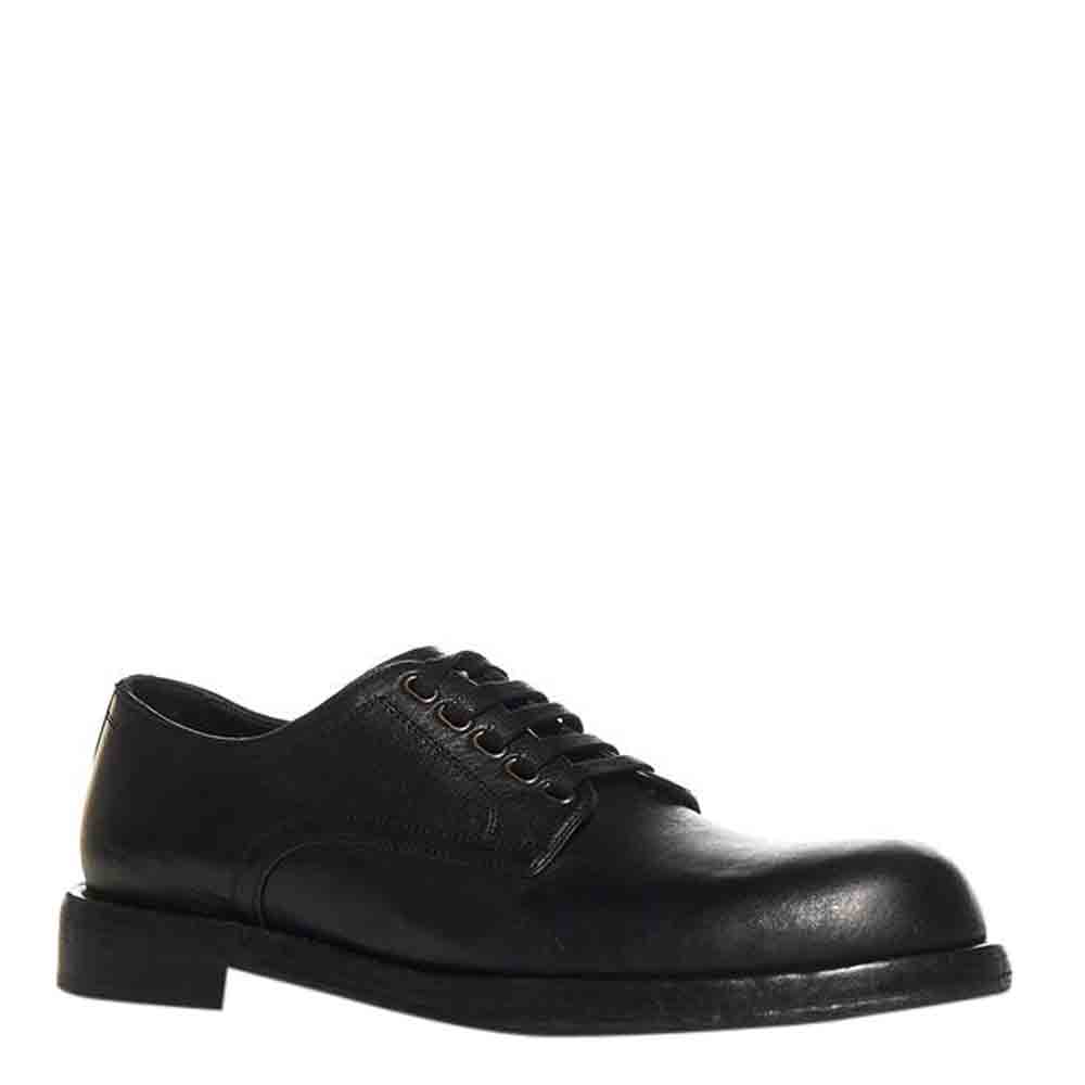 

Dolce & Gabbana Black Leather Derby Size EU