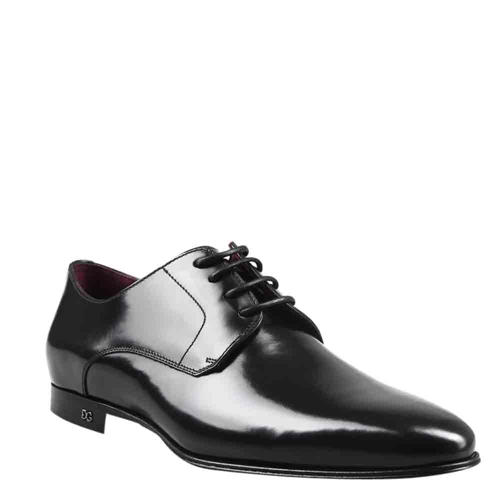 

Dolce & Gabbana Black Leather Derby Size EU