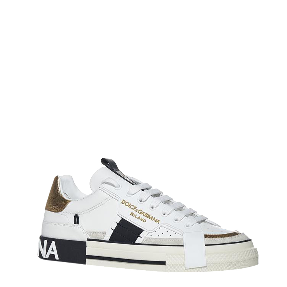 

Dolce & Gabbana White/Black 2Zero Sneakers Size EU