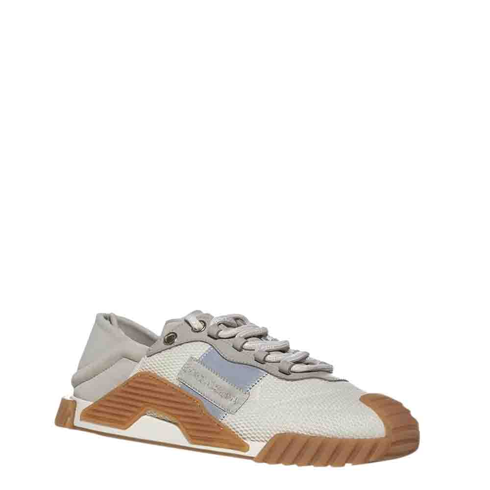 

Dolce & Gabbana Beige NS1 Fabric Leather Sneakers Size EU, Multicolor