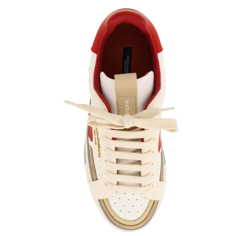 

Dolce & Gabbana Beige Custom 2.Zero Sneakers Size IT