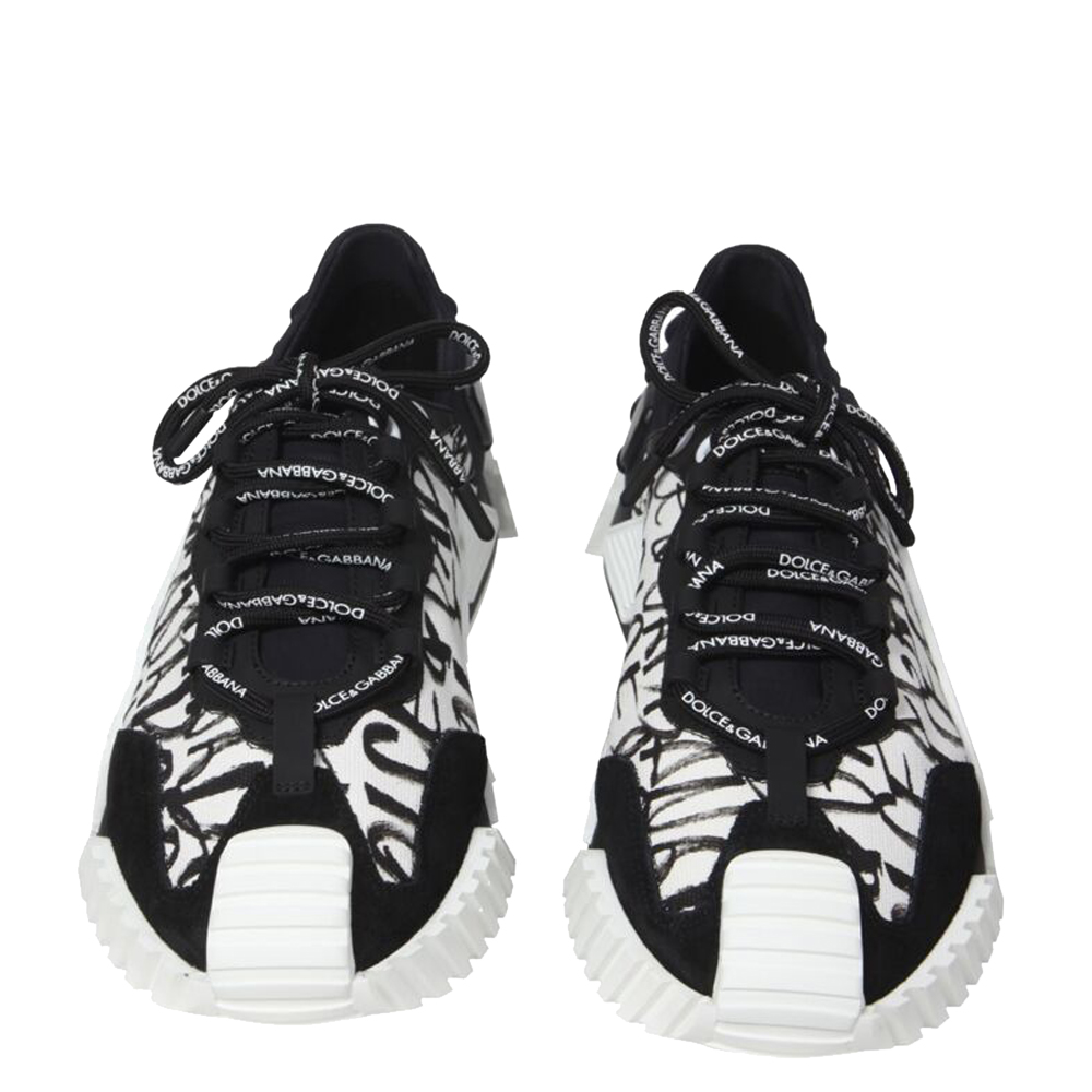 

Dolce & Gabbana Black/White NS1 Slip on Sneakers Size IT