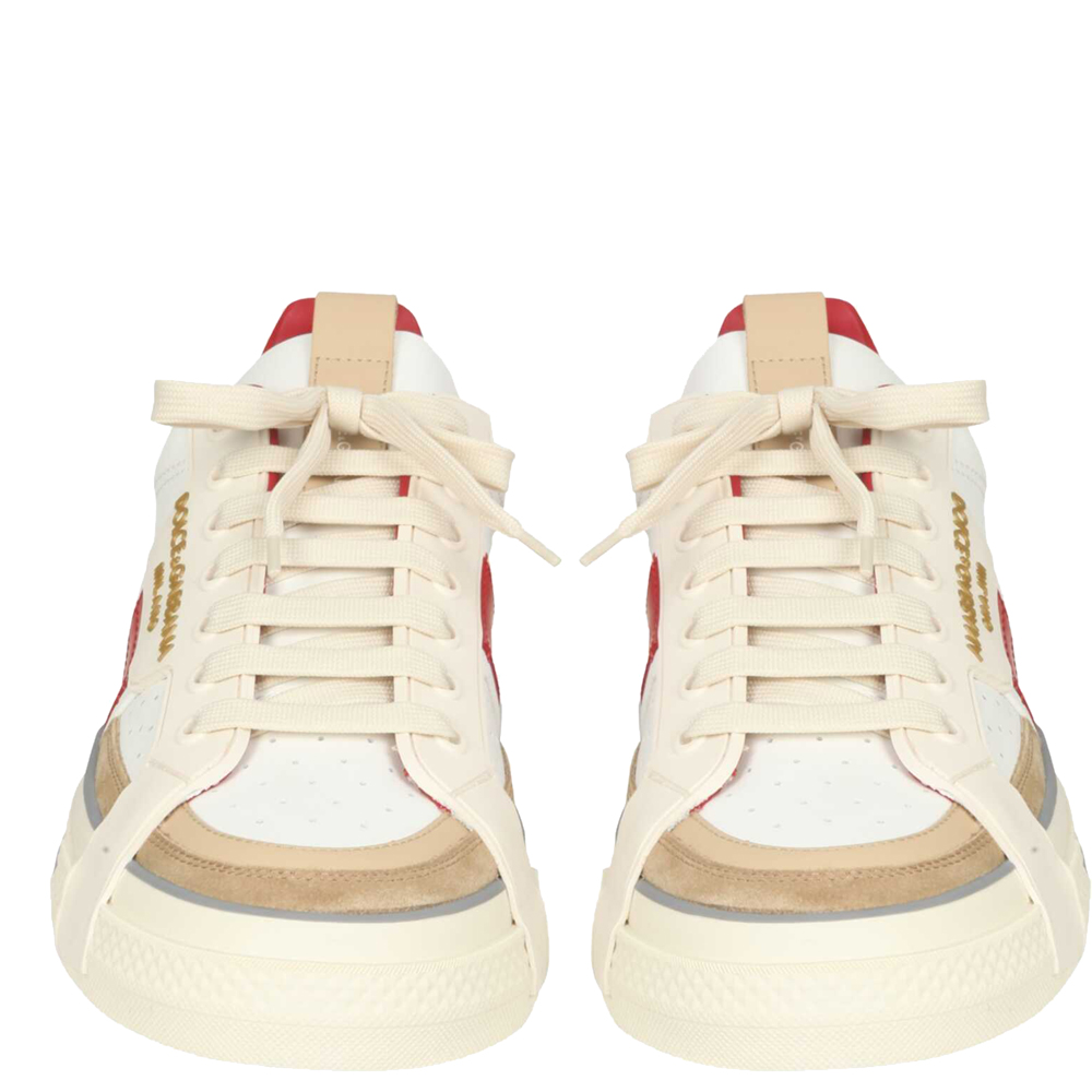 

Dolce & Gabbana White/Red Custom 2.Zero Sneakers Size IT