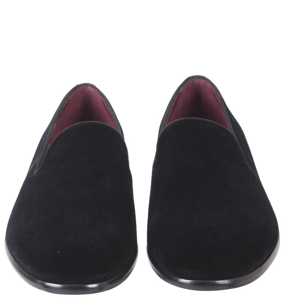 

Dolce & Gabbana Black Velvet Slippers Size IT