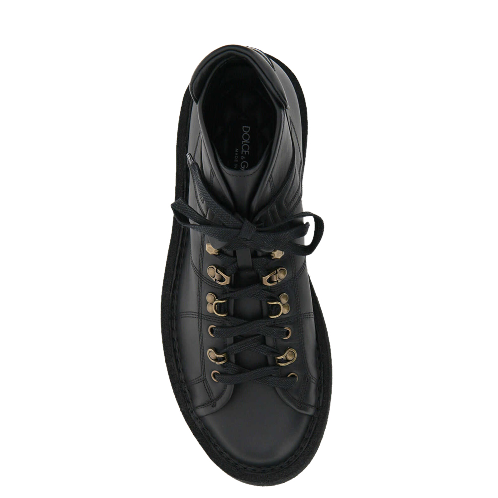

Dolce & Gabbana Black Portofino Lace-Up Shoes Size IT
