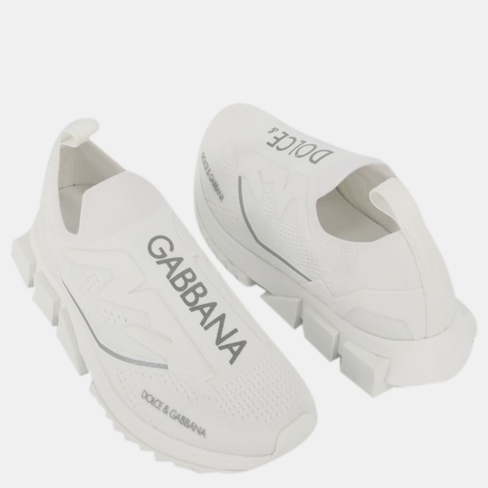 

Dolce & Gabbana White Sorrento Slip-on Sneakers EU