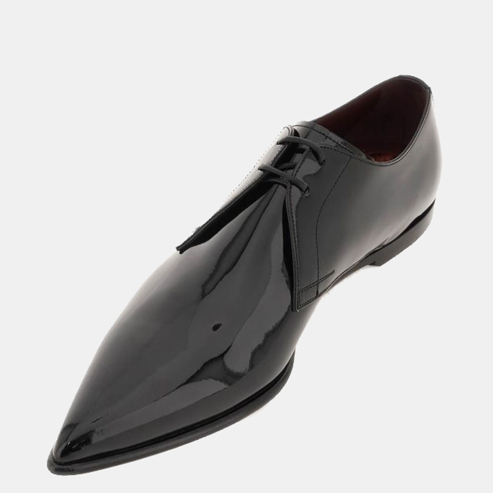 

Dolce & Gabbana Black Patent Leather Derby shoes Size EU