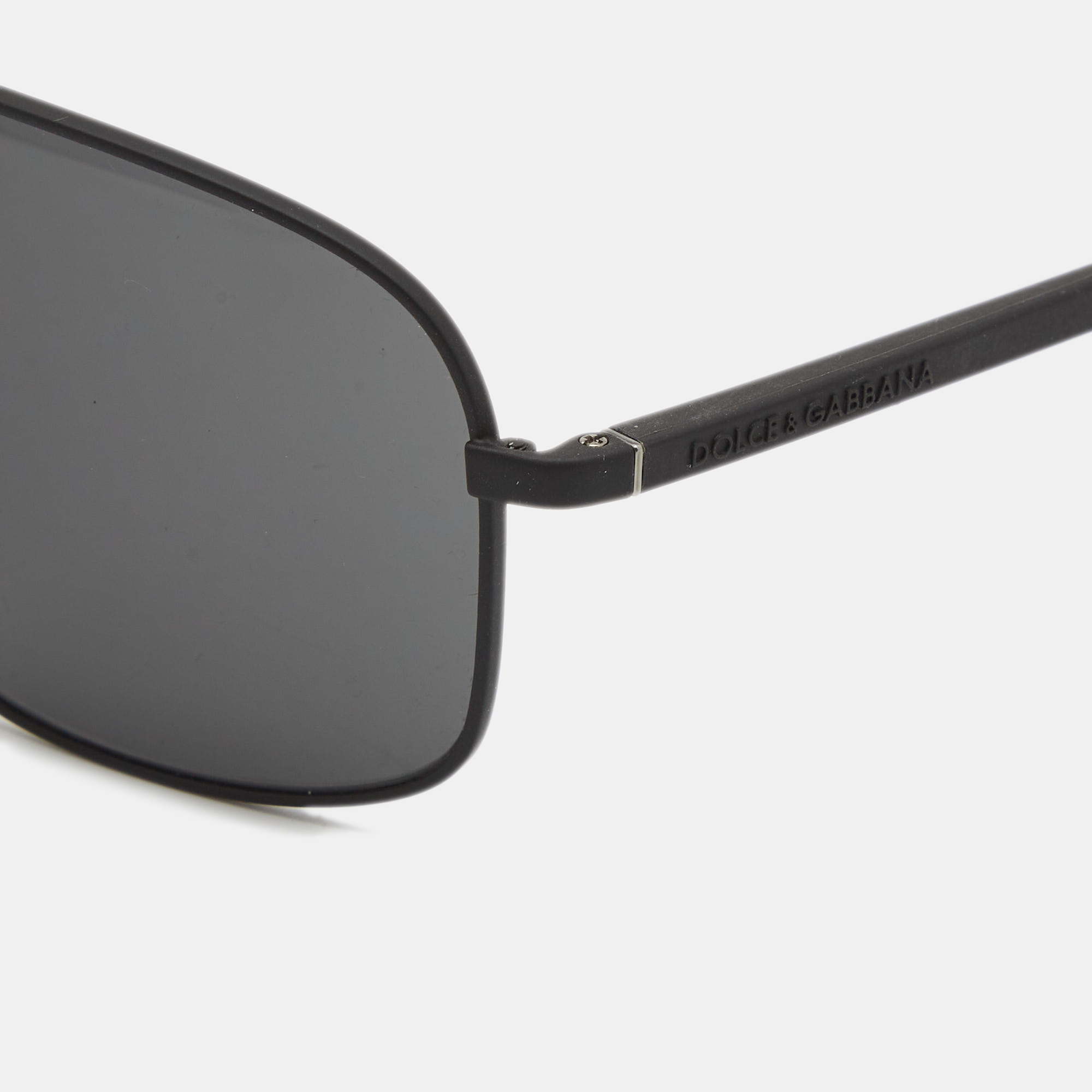 

Dolce & Gabbana Black DG2154 Aviator Sunglasses