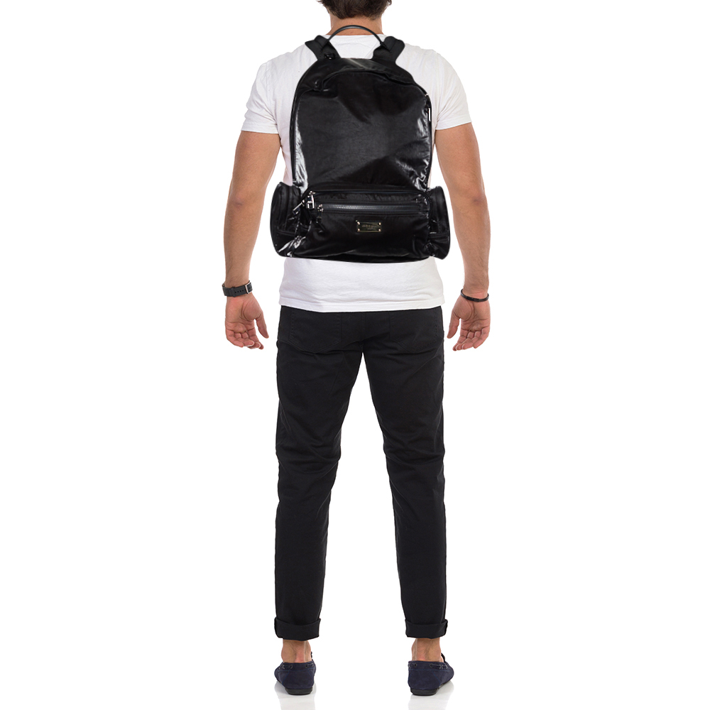 

Dolce & Gabbana Black Nylon Backpack