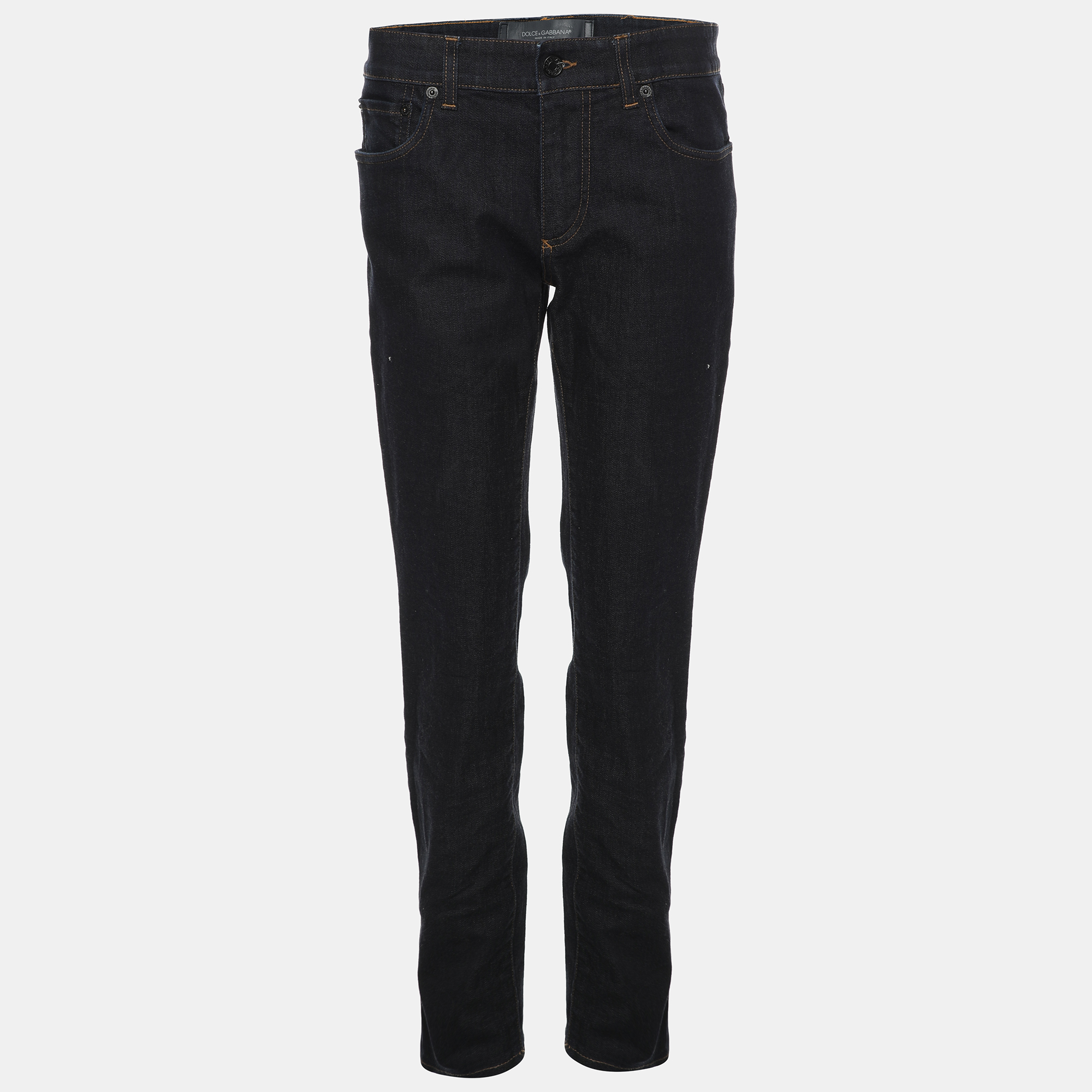 

Dolce and Gabbana Dark Blue Denim Stretch Jeans S