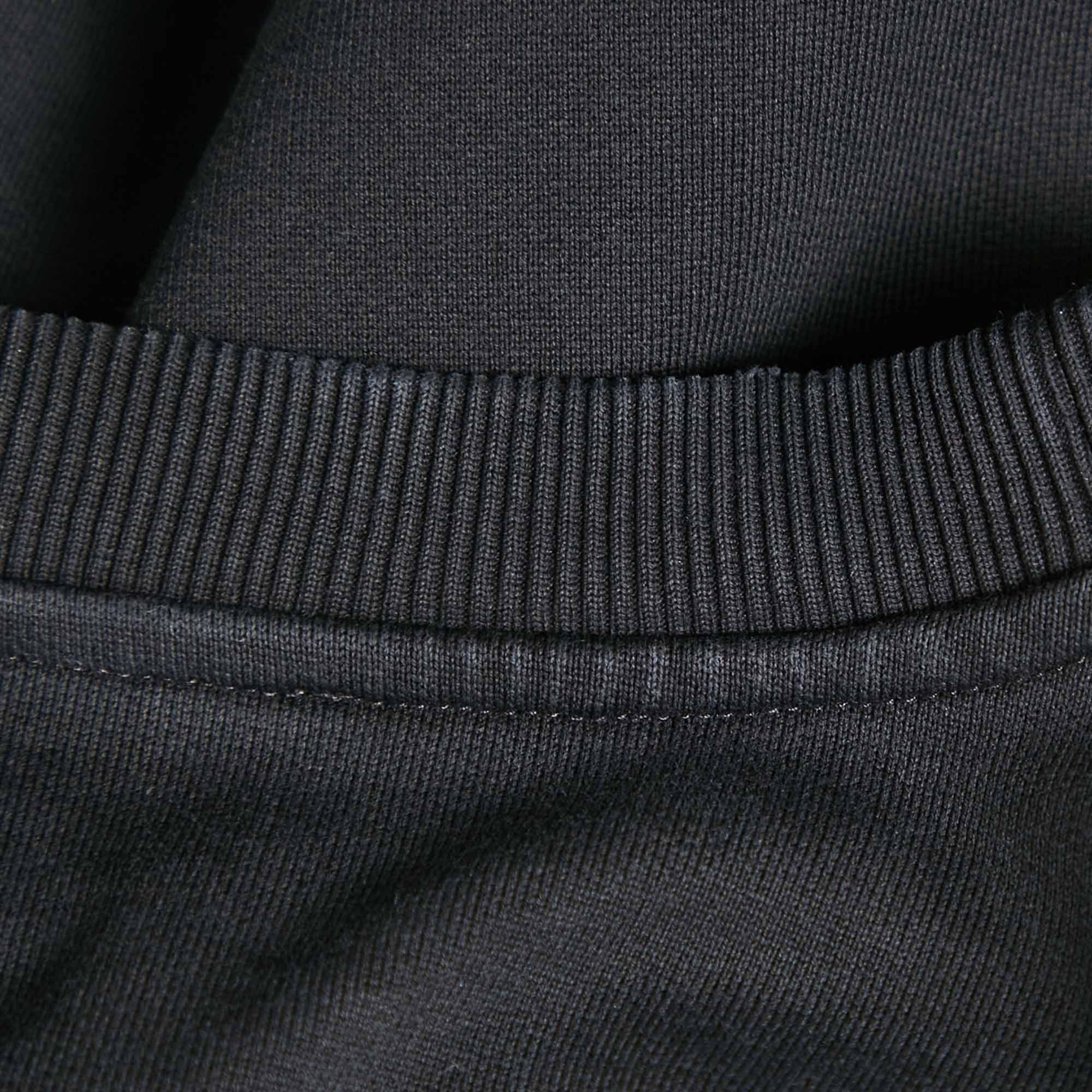 Dolce & Gabbana Black Cotton Knit Crew Neck Sweatshirt S 