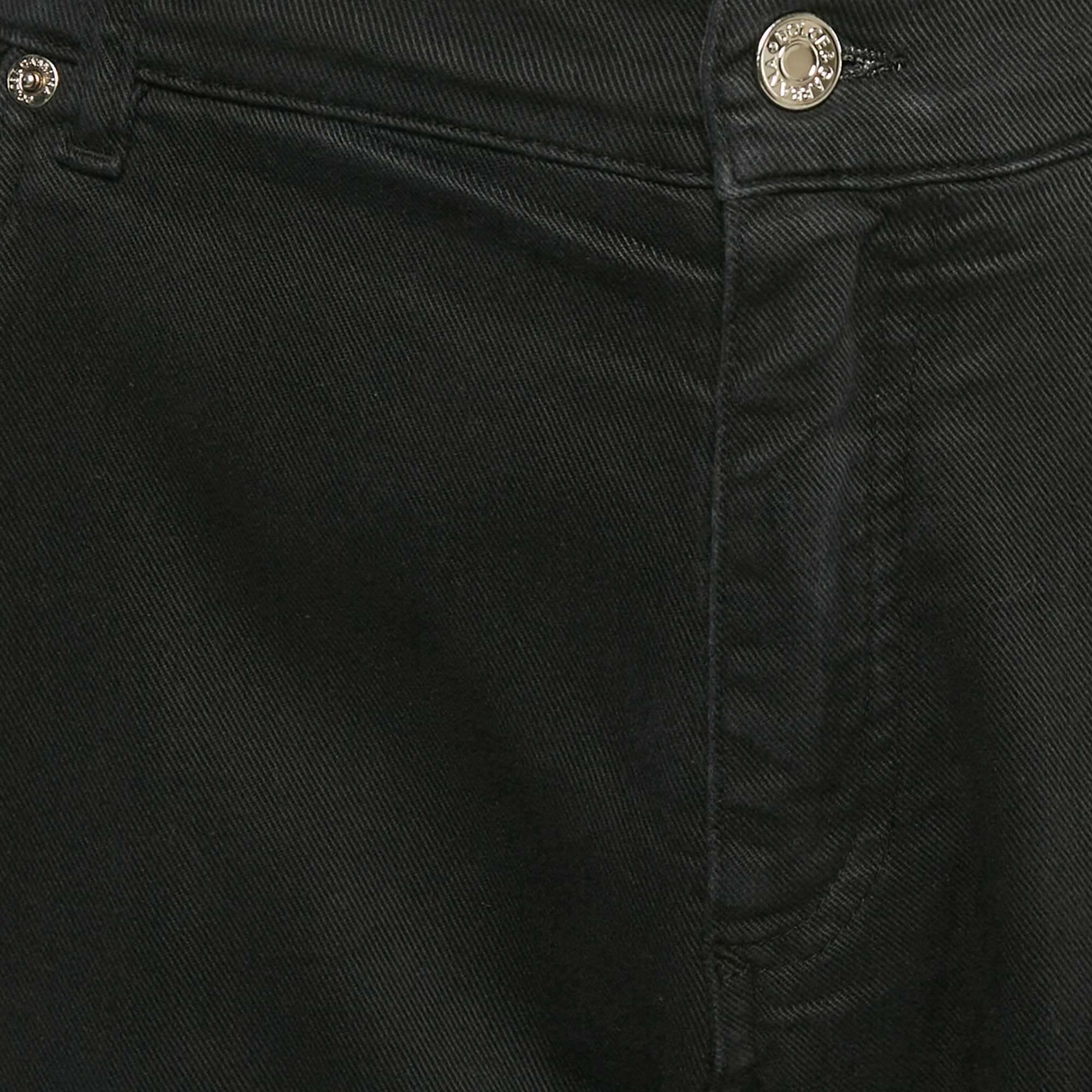 Dolce & Gabbana Black Side Stripe Denim Ripped Skinny Jeans Waist 38