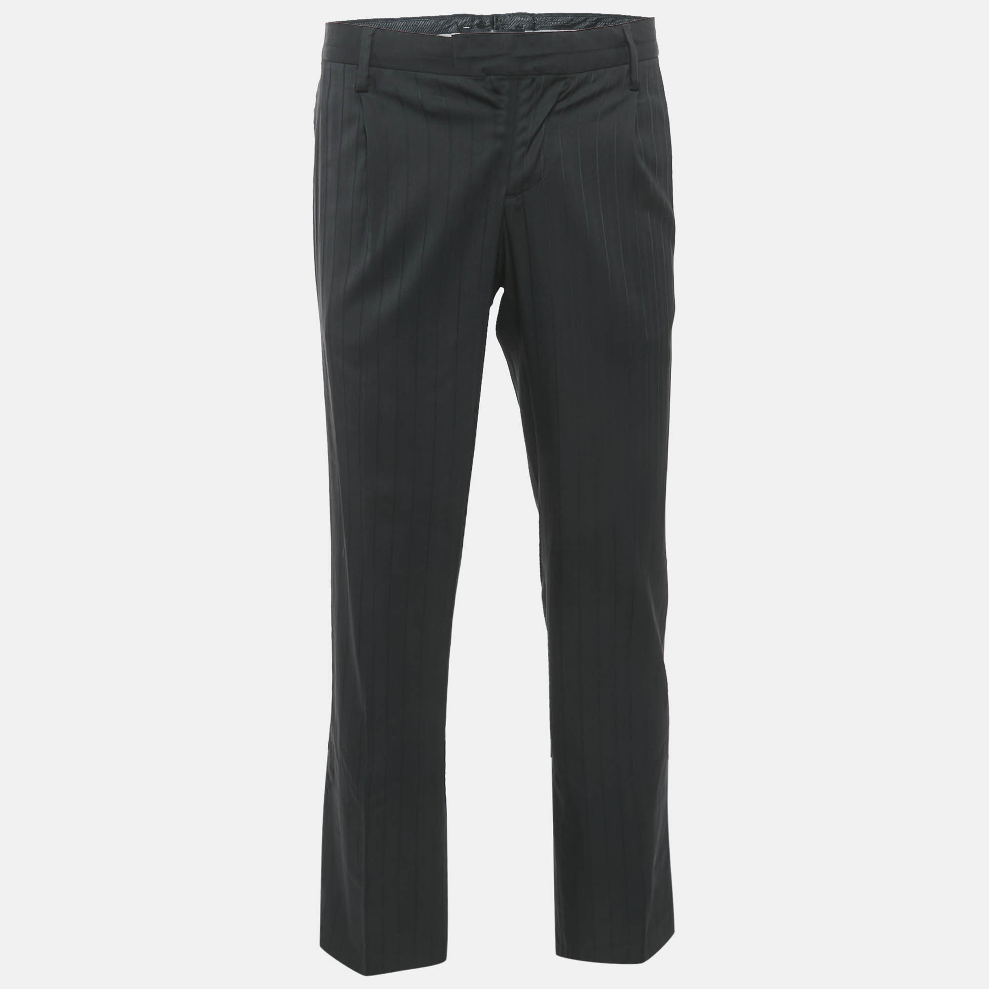 

Dolce & Gabbana Black Wool Blend Pants L