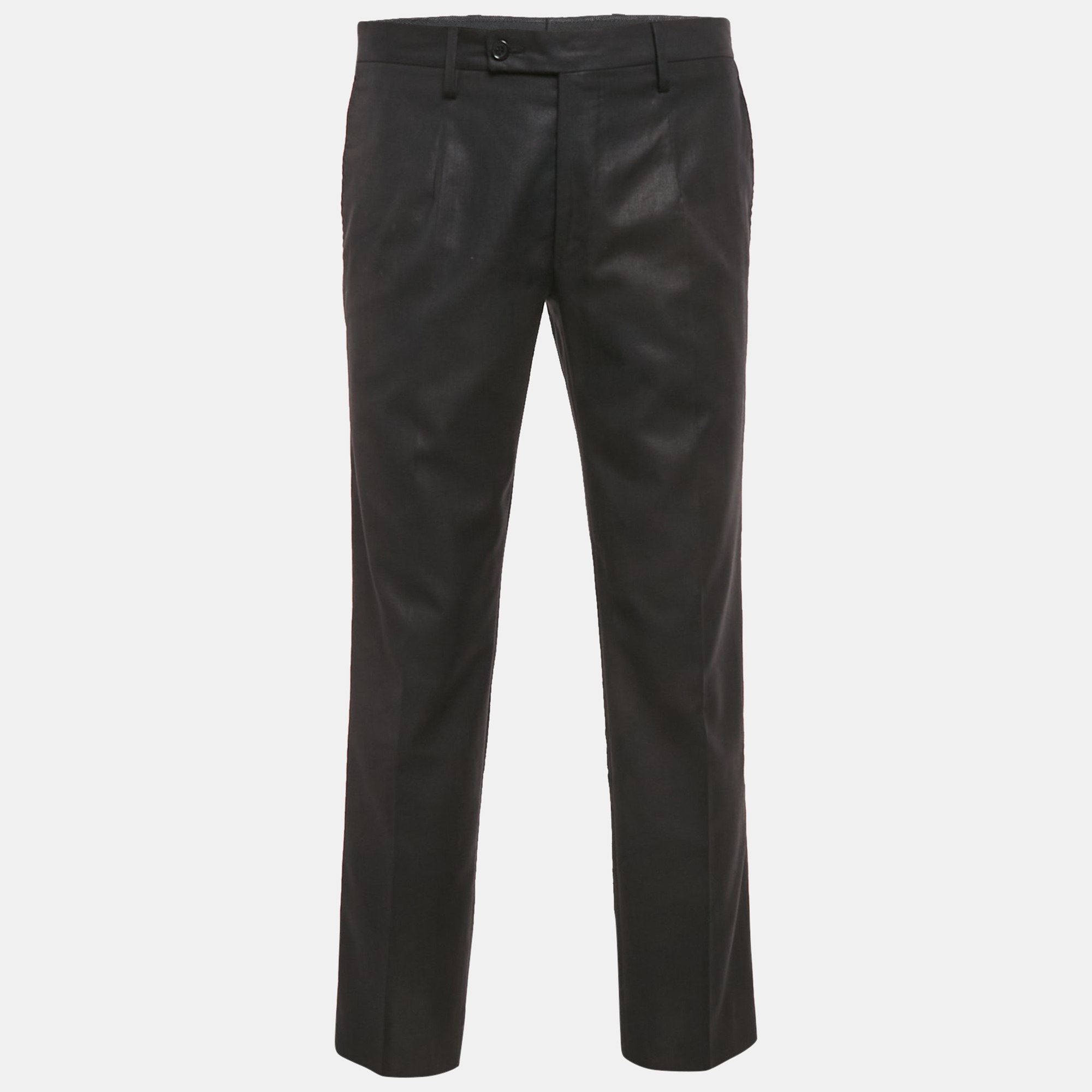 

Dolce & Gabbana Black Wool Blend Formal Trousers M