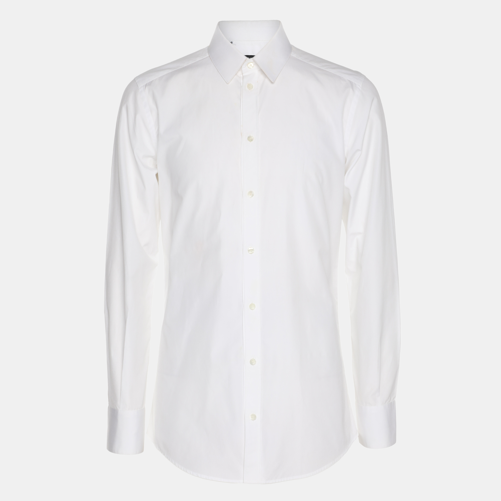

Dolce & Gabbana White Cotton Long Sleeve Shirt S
